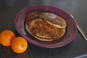 hearty wholegrain pancakes