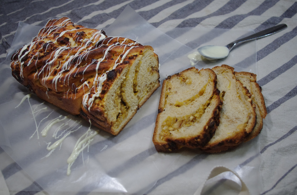 pumpkin hazelnut babka