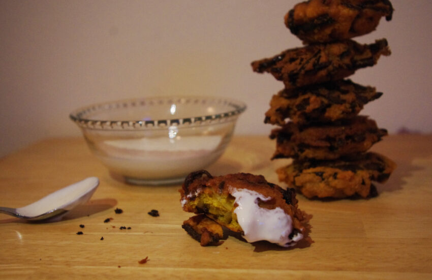 red lentil fritters